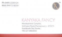 KANYAKA FANCY, FANCY & COSTUMES,  service in Thamarassery, Kozhikode